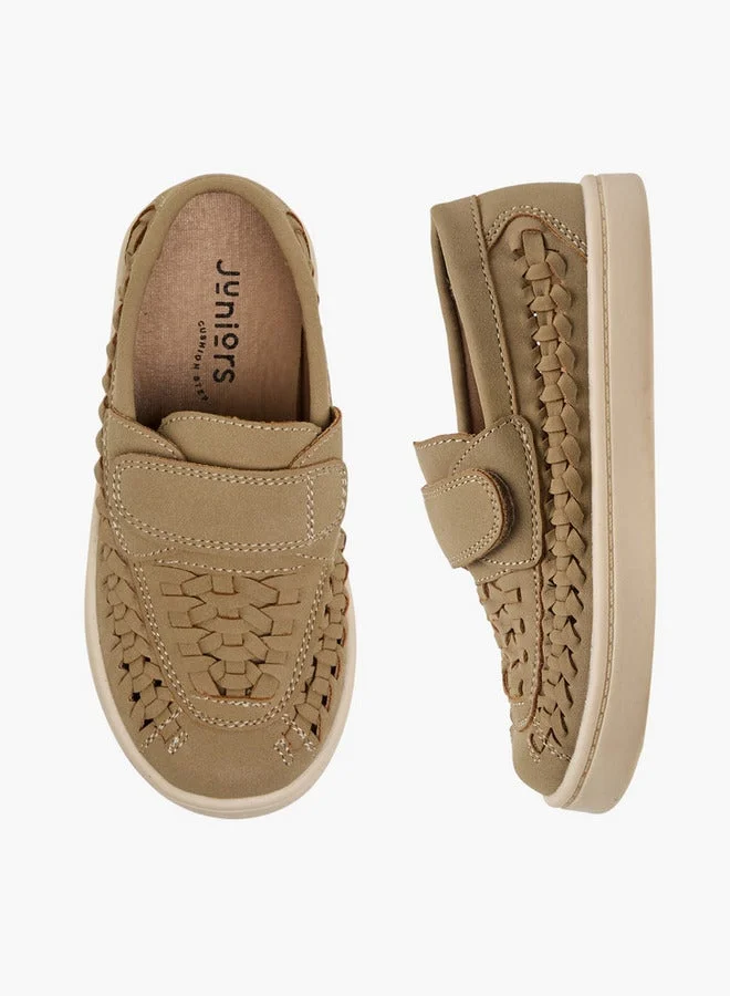JUNIORS Boys Weave Detail Loafers Ramadan Collection